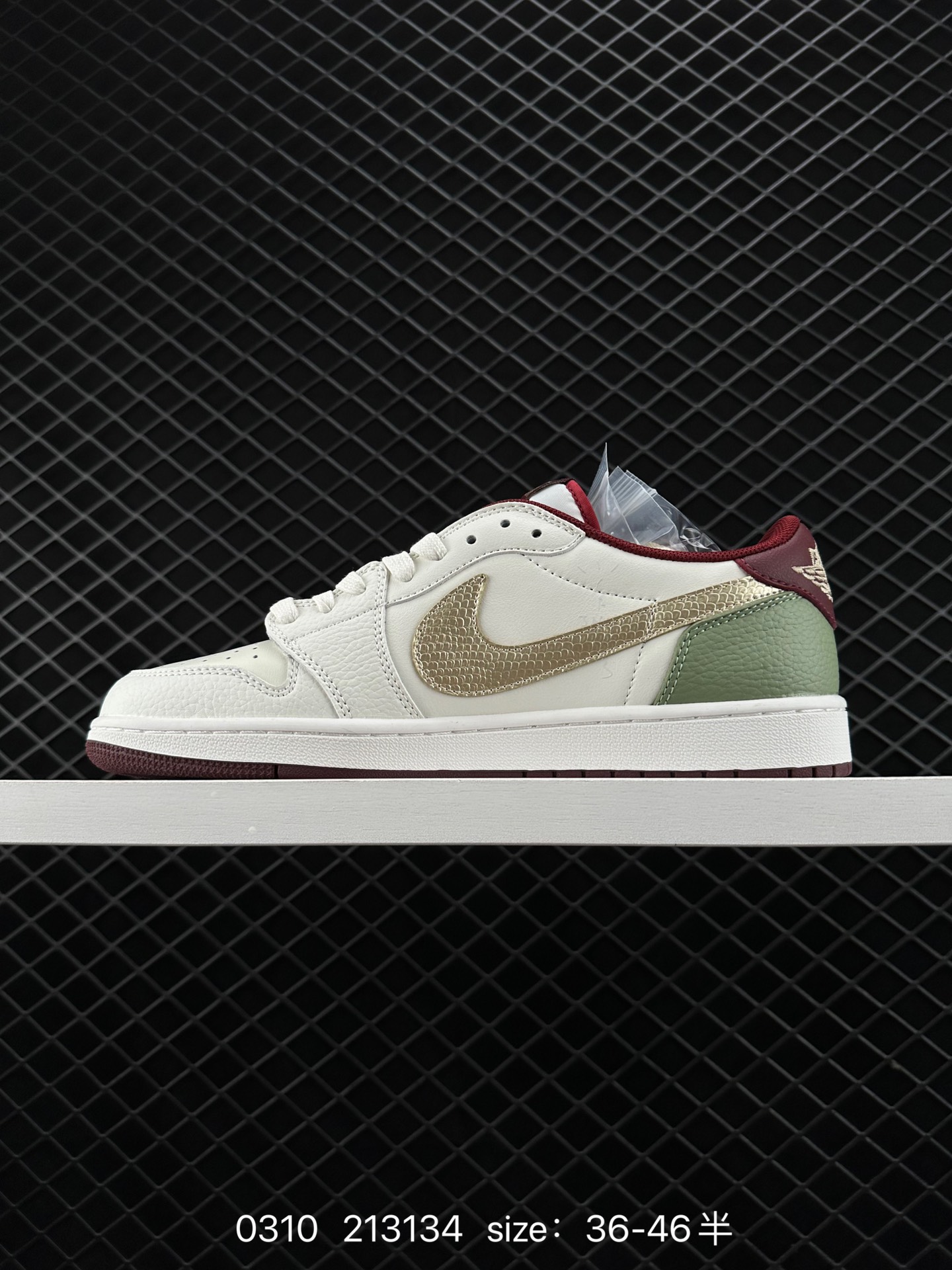 fragment design x Travis Scott x Nike Air Jordan 1 Low OG SP”Black/Green Toe“